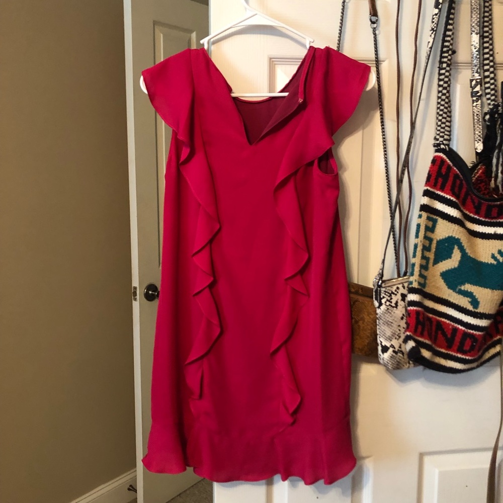 AMANDA UPRICHARD Mini Ruffle Dress - Picture 3 of 4